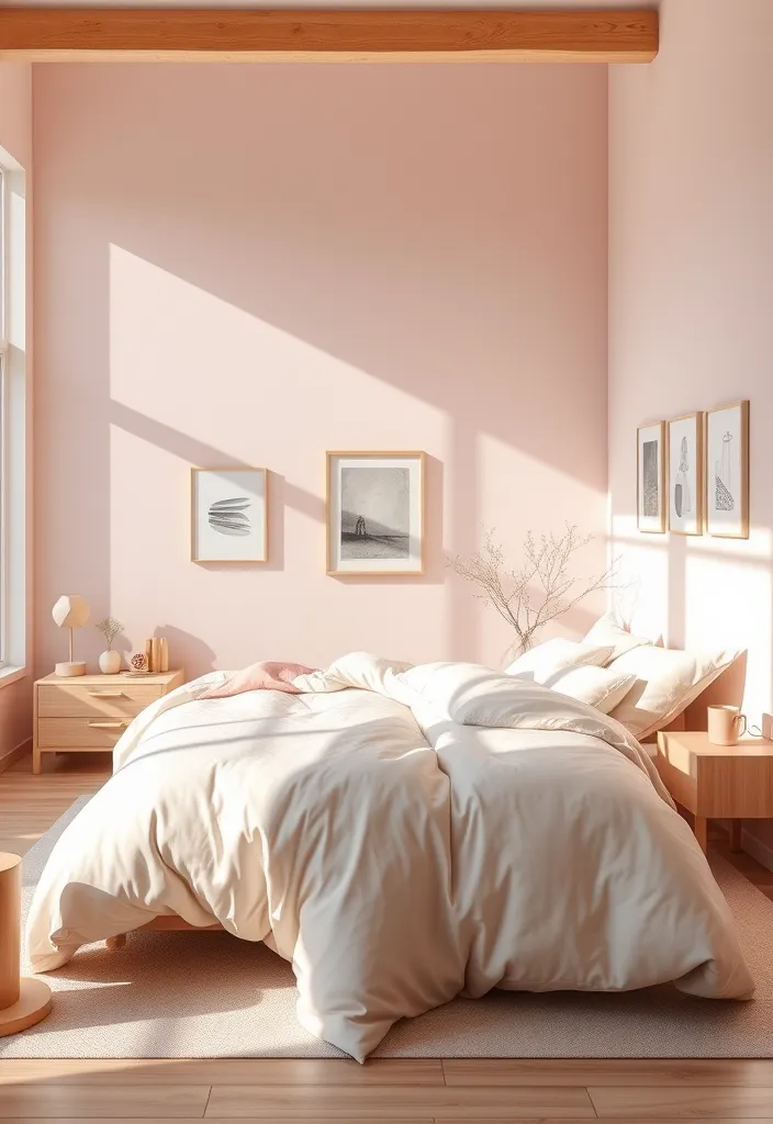 20 Minimalist Bedroom Ideas for a Cozy Atmosphere (You Won't Want to Leave!) - 1. Soft Color Palettes