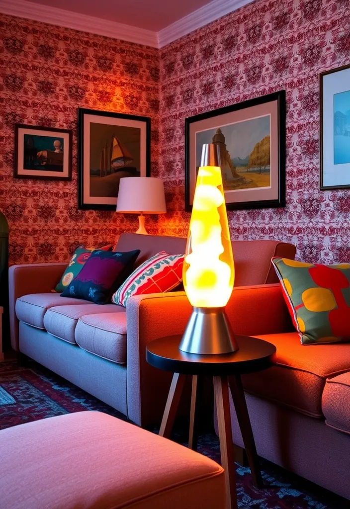 21 Best Retro Vibe 70s Home Decor Ideas: Revive Your Space - 3. Iconic Lava Lamps