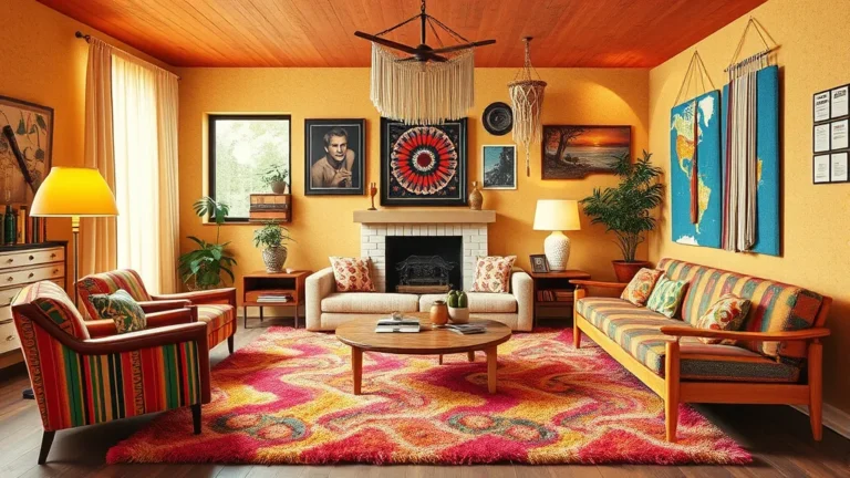 21 Best Retro Vibe 70s Home Decor Ideas: Revive Your Space