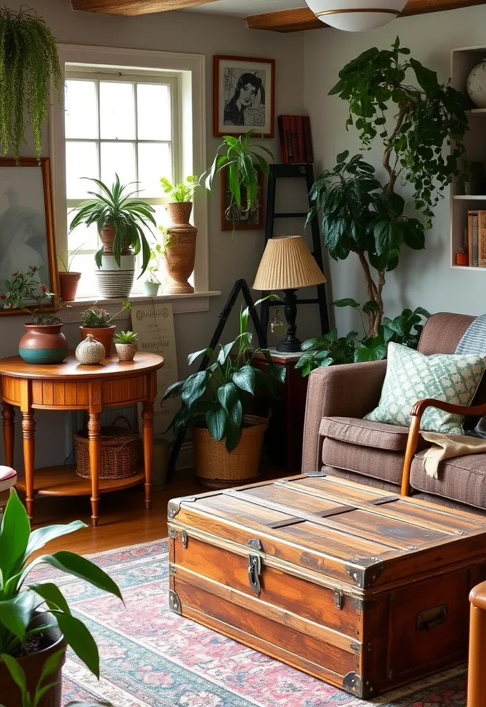 21 Boho Chic Ideas to Revamp Your Living Room (You Won't Believe #8!) - 4. Vintage Furniture