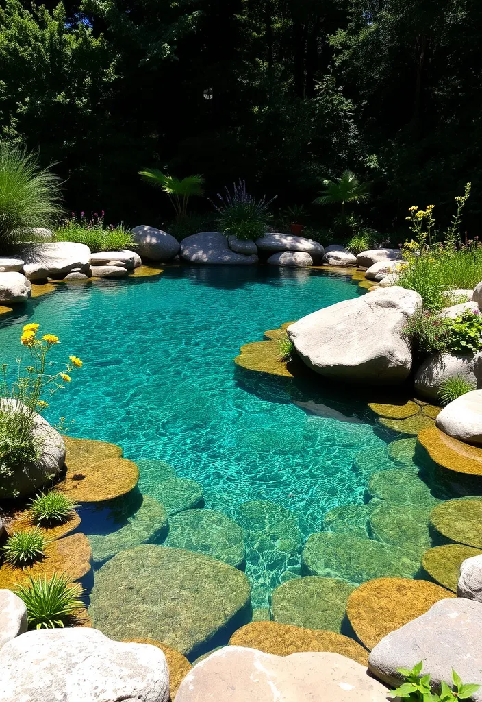 21 Captivating Backyard Pool Ideas for Your Ultimate Outdoor Oasis - 2. Natural Swimming Pools