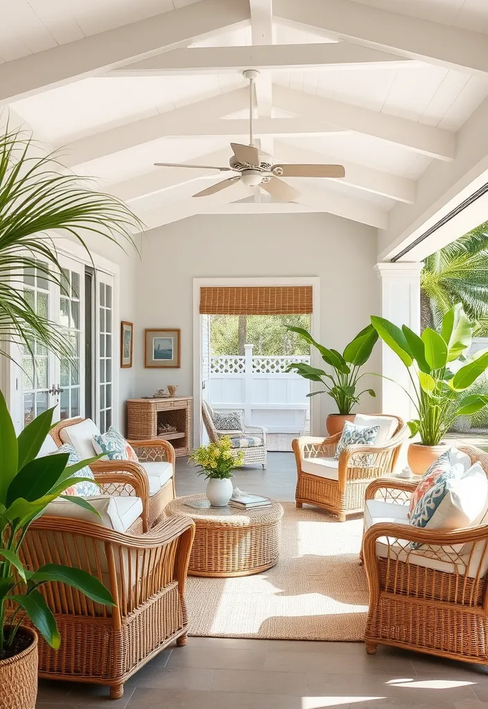 21 Coastal Living Room Inspirations to Bring the Beach to Your Home (Wait Until You See #12!) - 17. Outdoor-Inspired Living