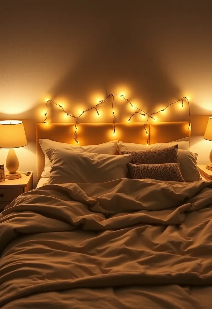 21 Cozy Bedroom Ideas for a Snug Retreat You Won't Want to Leave! - 3. Use Warm Lighting