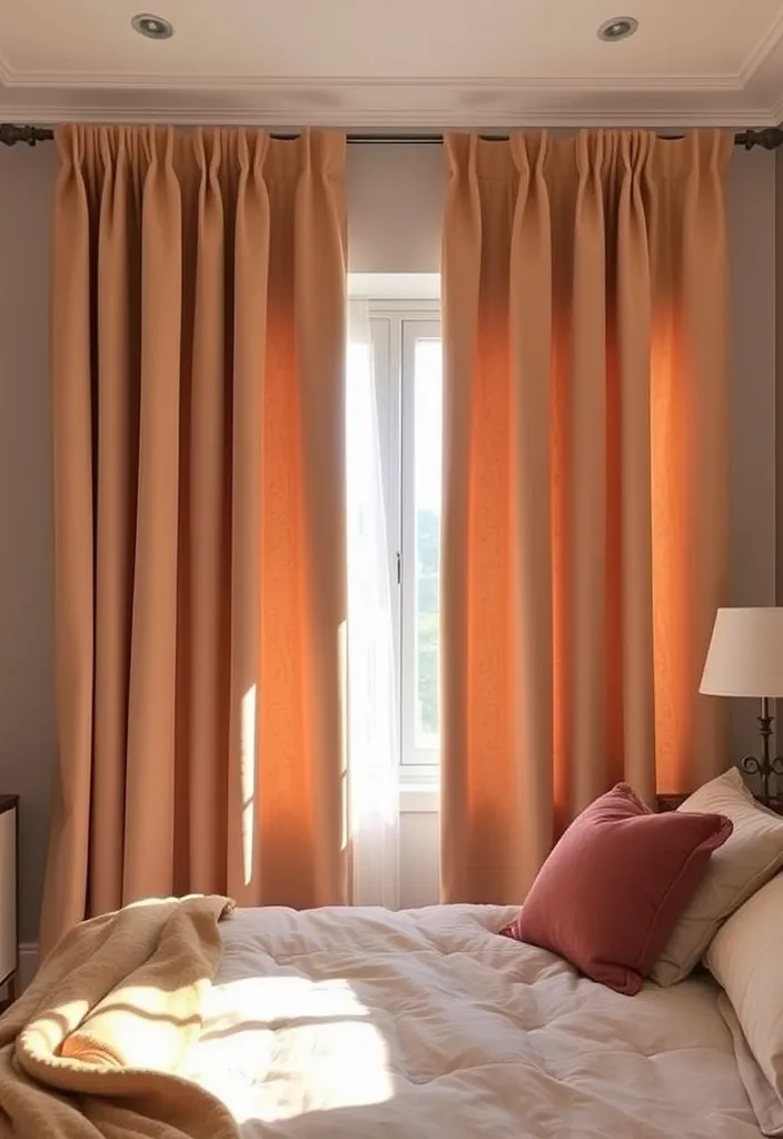 21 Cozy Bedroom Ideas for a Snug Retreat You Won't Want to Leave! - 7. Hang Cozy Curtains