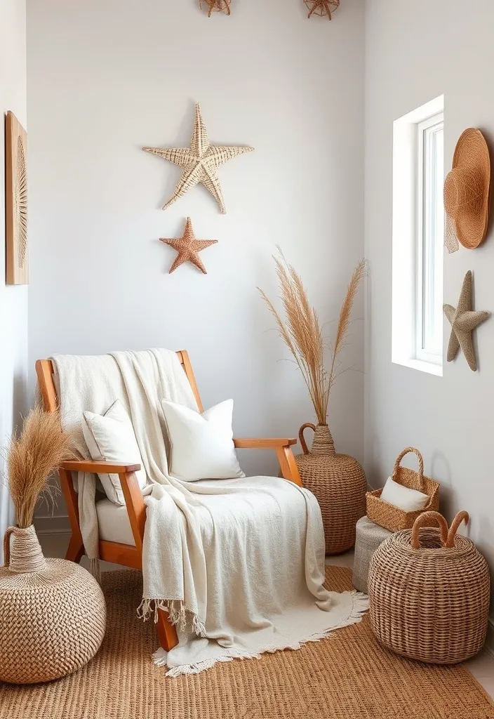 21 Cozy Reading Nook Ideas That Will Transform Your Home into a Relaxation Haven! - 15. Serene Beach Vibes