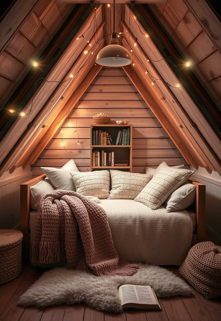 21 Cozy Reading Nook Ideas That Will Transform Your Home into a Relaxation Haven! - 19. Cozy Loft Nook