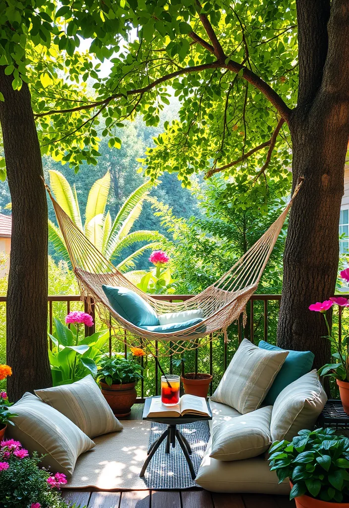 21 Cozy Reading Nook Ideas That Will Transform Your Home into a Relaxation Haven! - 7. Outdoor Oasis