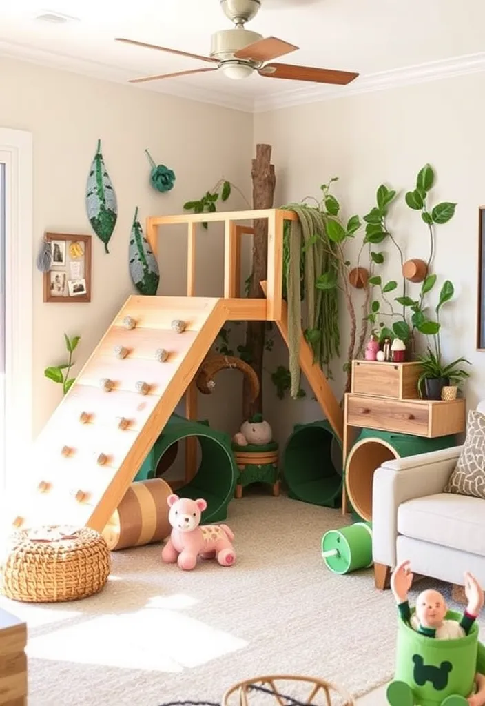 21 Creative Kids Play Corner Ideas for Your Living Room That'll Inspire Hours of Fun! - 17. Outdoor Adventure Corner