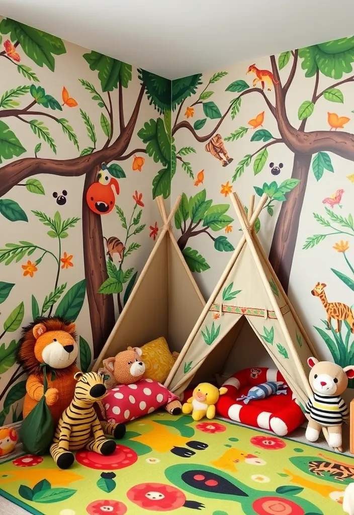 21 Creative Kids Play Corner Ideas for Your Living Room That'll Inspire Hours of Fun! - 5. Themed Play Corner