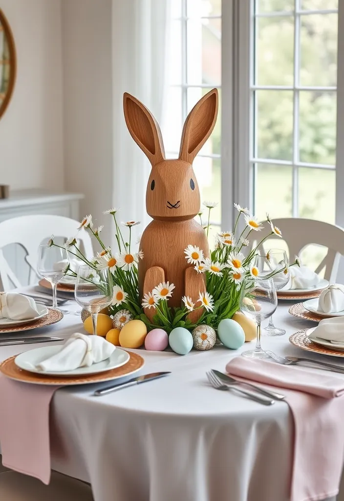 21 Enchanting Easter Decor Ideas That Will Transform Your Home Into a Spring Wonderland! - 1. Whimsical Bunny Centerpieces