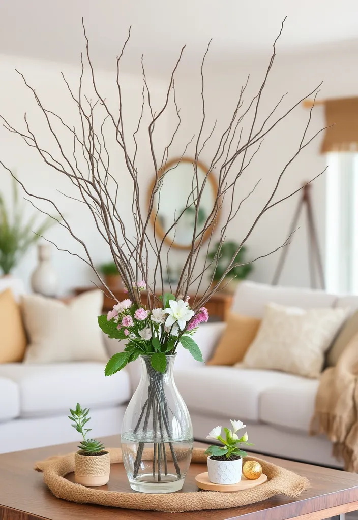 21 Enchanting Easter Decor Ideas That Will Transform Your Home Into a Spring Wonderland! - 14. Nature-Inspired Decor