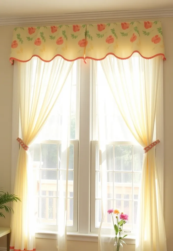 21 Enchanting Easter Decor Ideas That Will Transform Your Home Into a Spring Wonderland! - 20. Festive Window Treatments