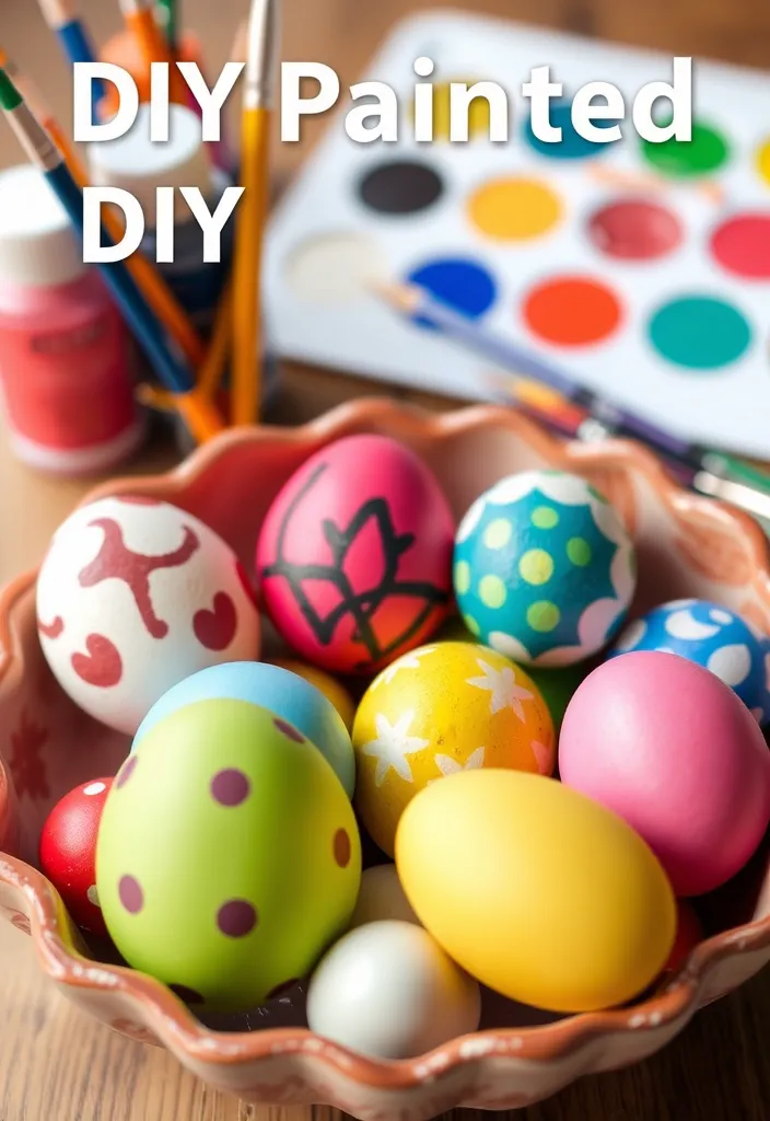 21 Enchanting Easter Decor Ideas That Will Transform Your Home Into a Spring Wonderland! - 9. DIY Painted Eggs