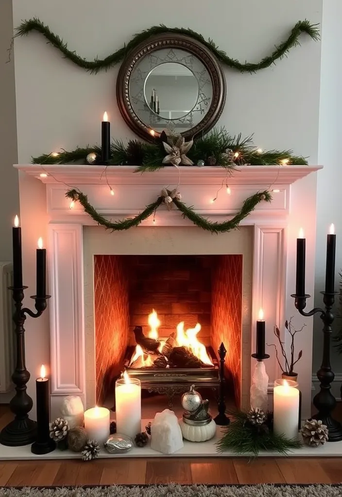 21 Enchanting Witchy Decor Ideas for Your Home - 14. Enchanted Fireplaces