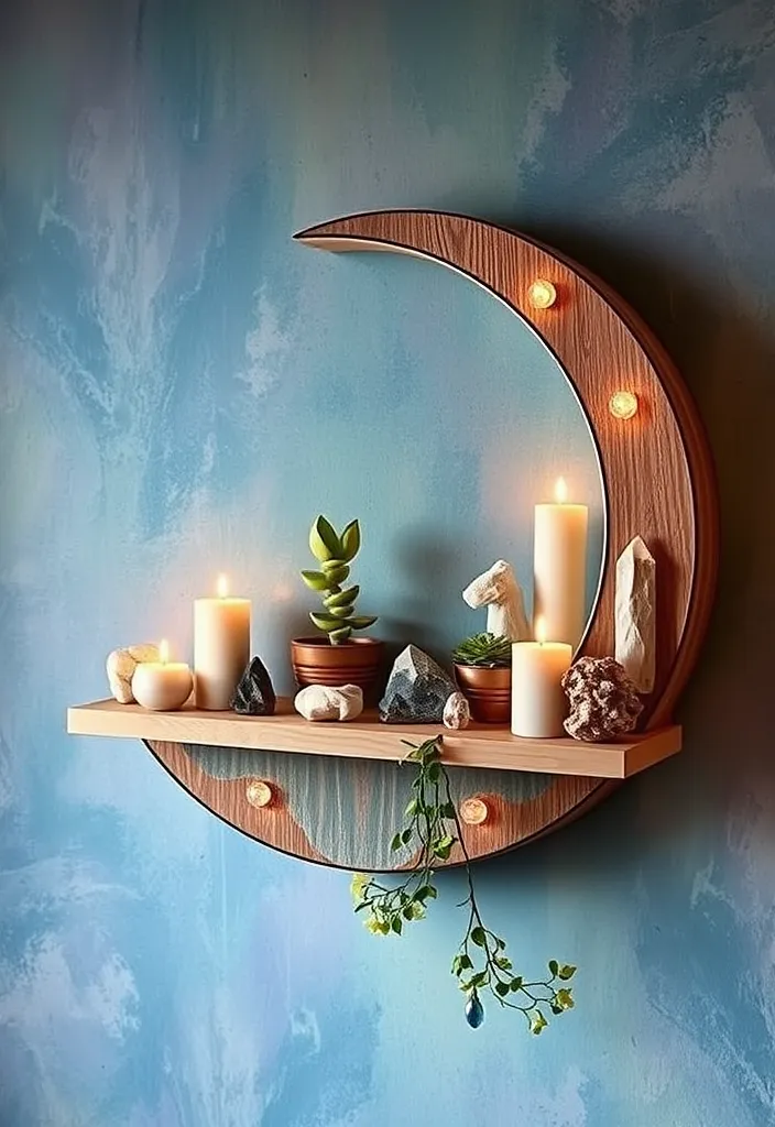 21 Enchanting Witchy Decor Ideas for Your Home - 17. Witchy Wall Shelves