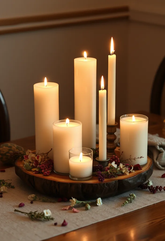 21 Enchanting Witchy Decor Ideas for Your Home - 2. Enchanted Candle Arrangements