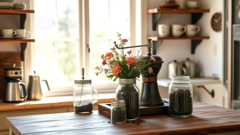 21 Farmhouse Coffee Bar Ideas That'll Bring Rustic Charm to Your Home!