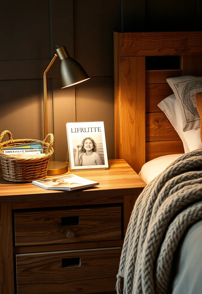 21 Genius Ways to Decorate Nightstands Like a Pro (Your Bedroom Will Thank You!) - 1. Layered Textures