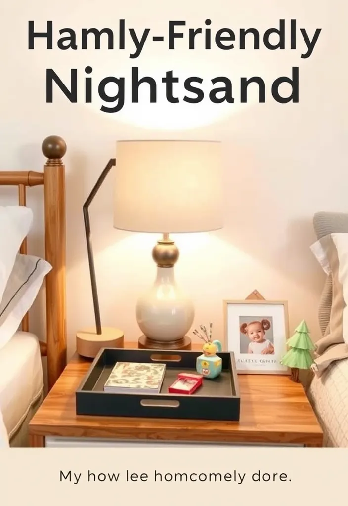 21 Genius Ways to Decorate Nightstands Like a Pro (Your Bedroom Will Thank You!) - 21. Family-Friendly Decor