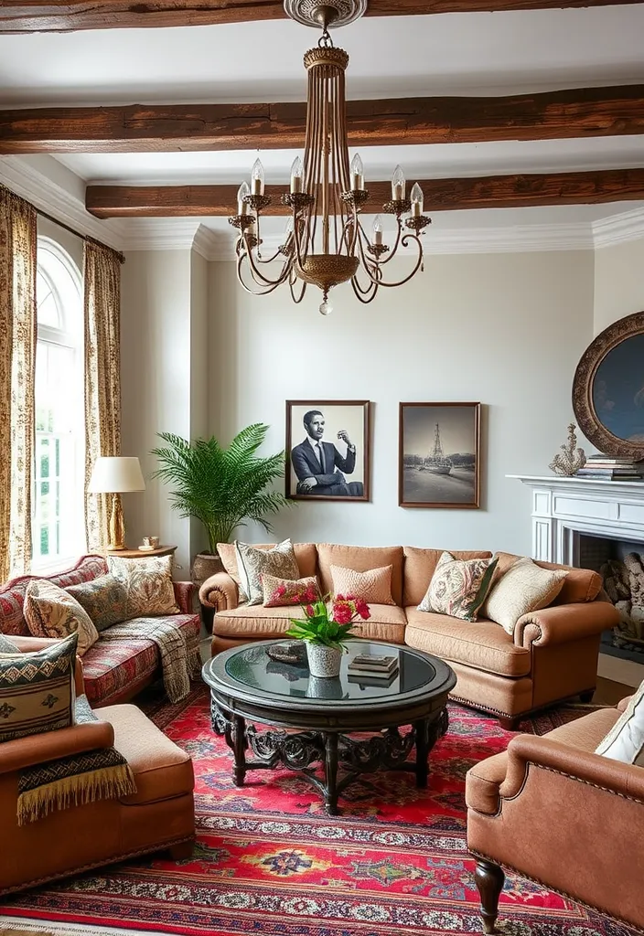 21 Luxury Living Rooms We Wouldn't Mind Living In - 17. Bohemian Luxe