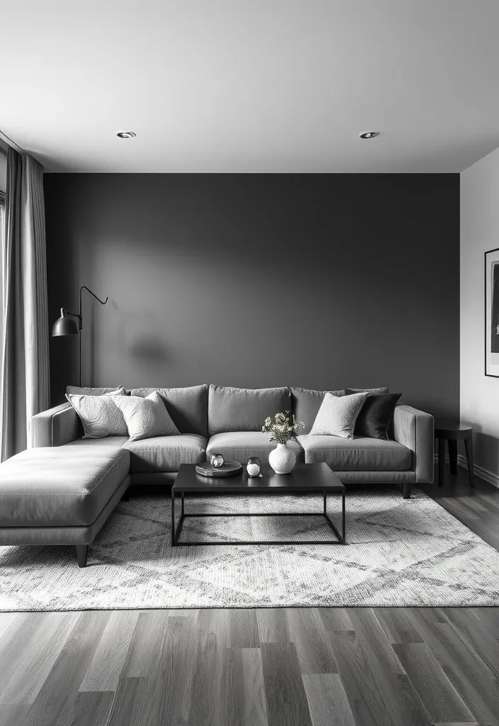 21 Luxury Living Rooms We Wouldn't Mind Living In - 18. Monochromatic Magic