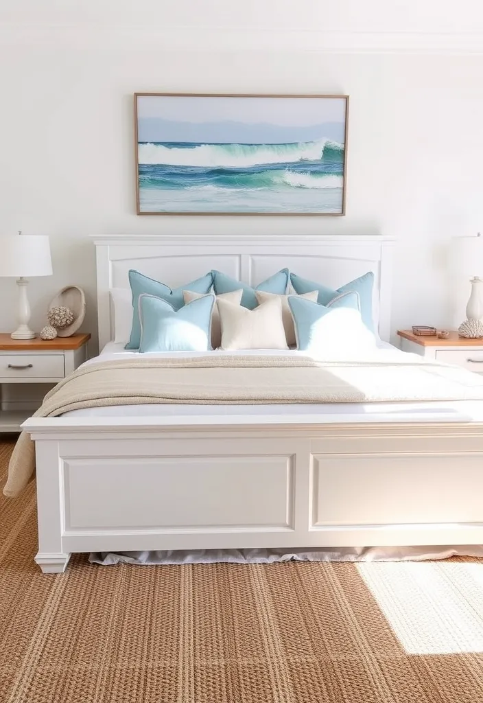 21 Master Bedroom Ideas: Create Your Sanctuary Like Never Before! - 1. Coastal Calm