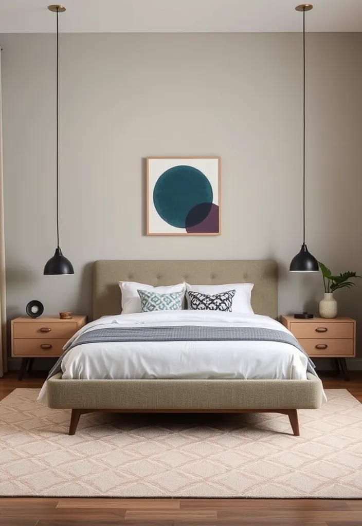 21 Master Bedroom Ideas: Create Your Sanctuary Like Never Before! - 11. Mid-Century Modern