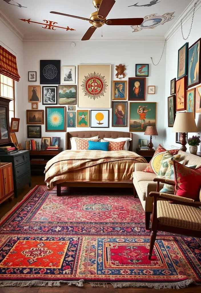 21 Master Bedroom Ideas: Create Your Sanctuary Like Never Before! - 12. Eclectic Mix