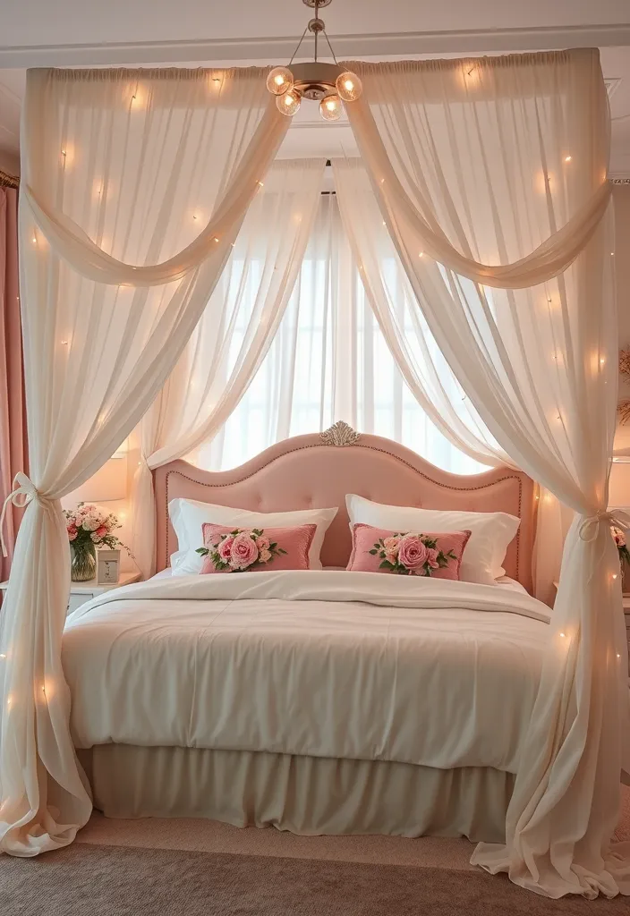 21 Master Bedroom Ideas: Create Your Sanctuary Like Never Before! - 14. Romantic Retreat