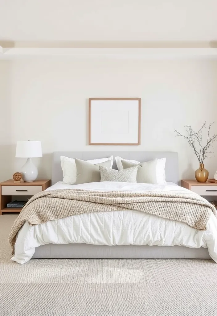 21 Master Bedroom Ideas: Create Your Sanctuary Like Never Before! - 17. Soft Neutrals