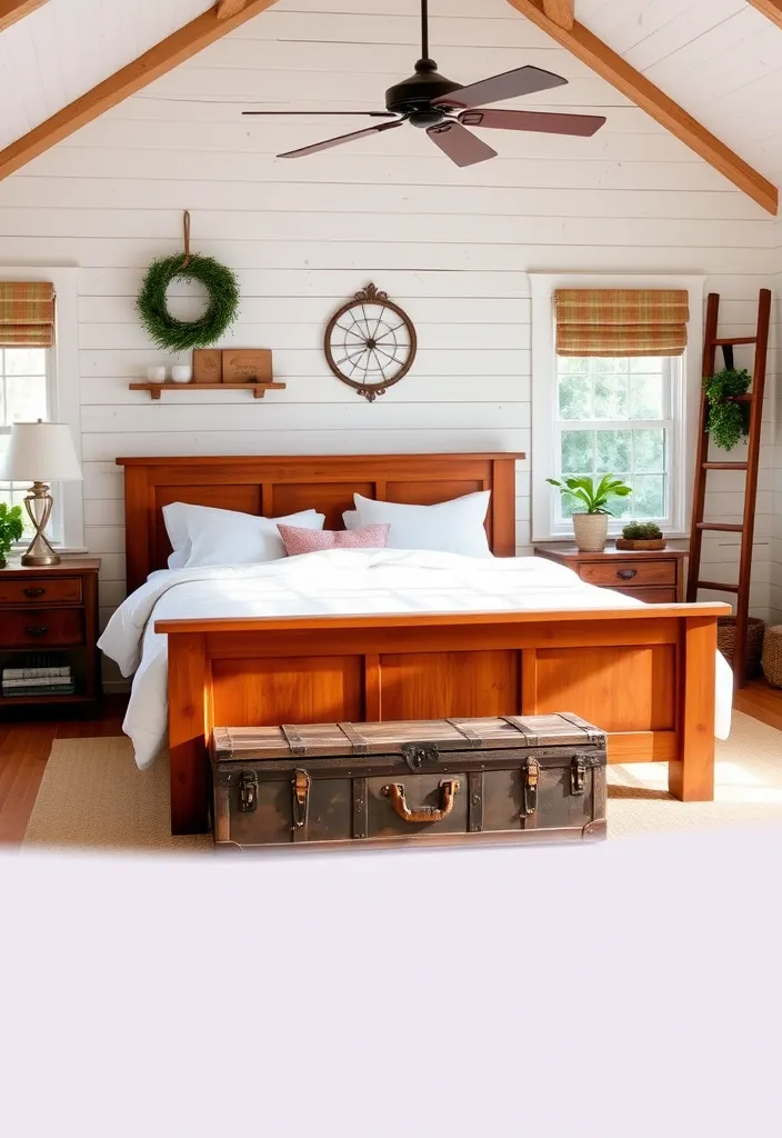 21 Master Bedroom Ideas: Create Your Sanctuary Like Never Before! - 6. Farmhouse Fresh