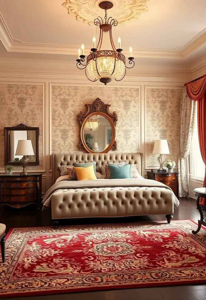 21 Master Bedroom Ideas: Create Your Sanctuary Like Never Before! - 9. Vintage Glam