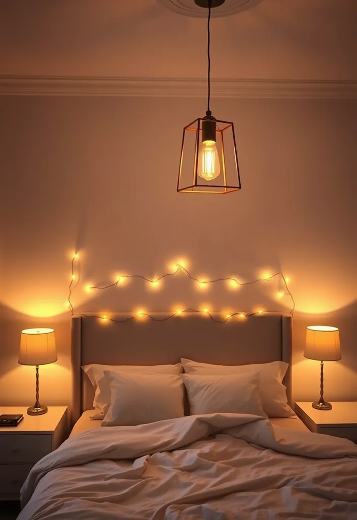 21 Modern Cozy Bedroom Decor Ideas That Will Make You Feel at Home Instantly! - 3. Cozy Lighting