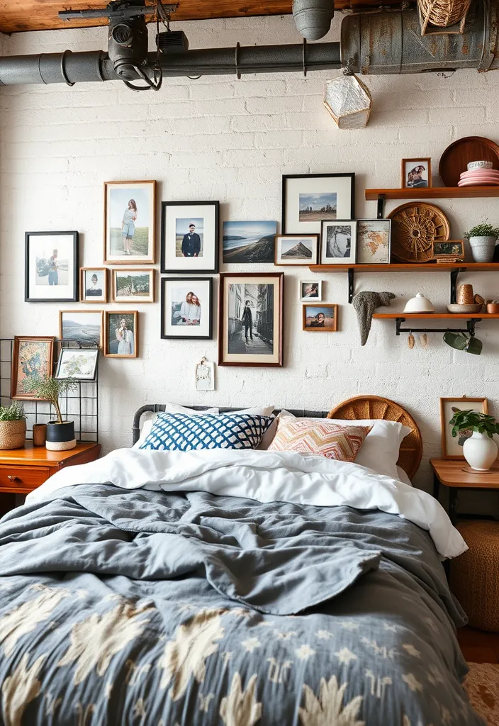 21 Modern Industrial Bedroom Ideas to Inspire Your Next Makeover! - 19. Personal Touches