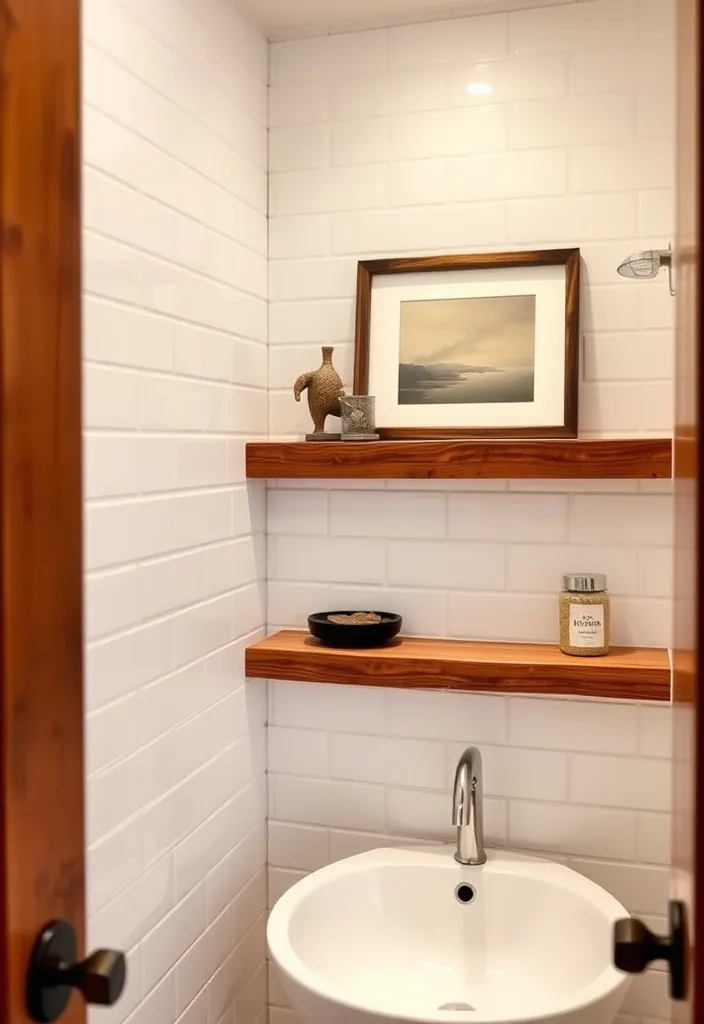 22 Bathroom Wall Decor Ideas That Will Transform Your Space! - 8. Wood Accents