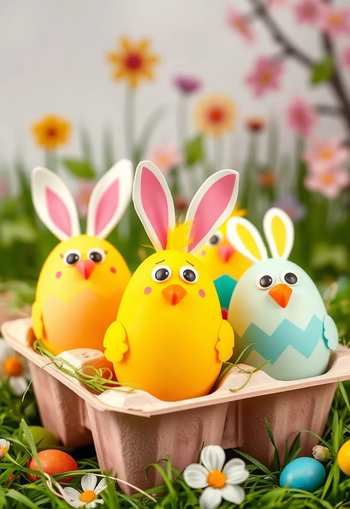 22 Creative Easter Egg Decorating Ideas to Try This Spring - 7. Whimsical Characters