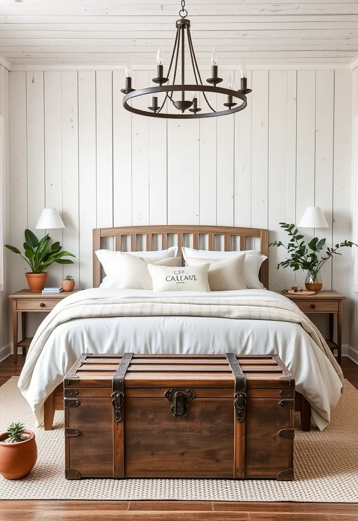 22 Eclectic Bedroom Ideas for Your Home Décor Style That Will Blow Your Mind! - 10. Modern Farmhouse Charm