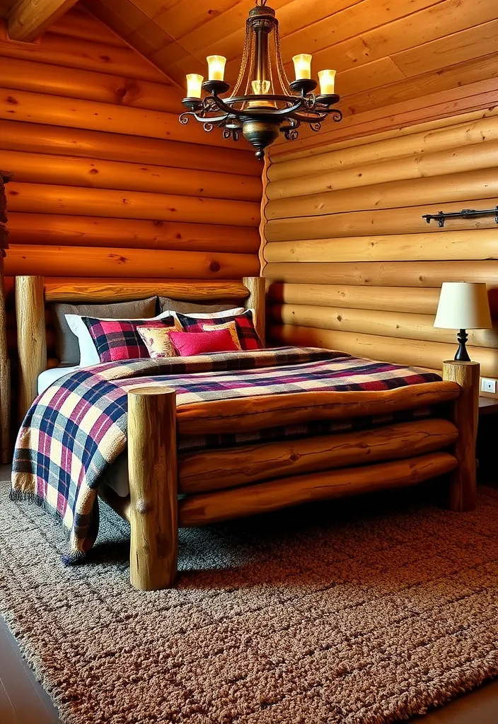 22 Eclectic Bedroom Ideas for Your Home Décor Style That Will Blow Your Mind! - 16. Cozy Cabin Retreat