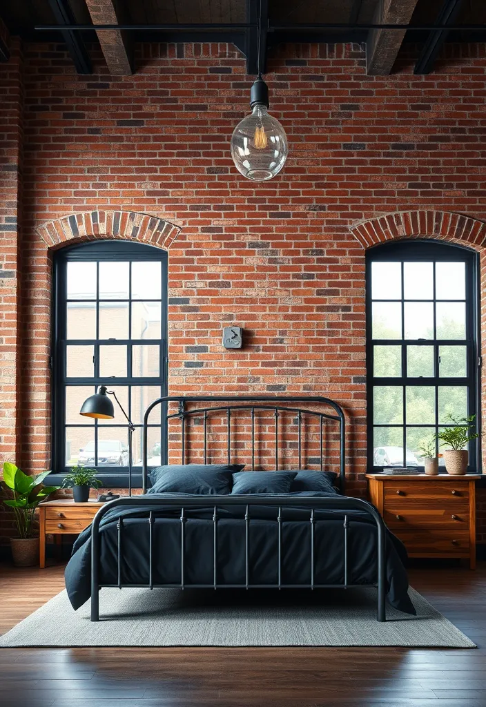 22 Eclectic Bedroom Ideas for Your Home Décor Style That Will Blow Your Mind! - 6. Industrial Loft Style