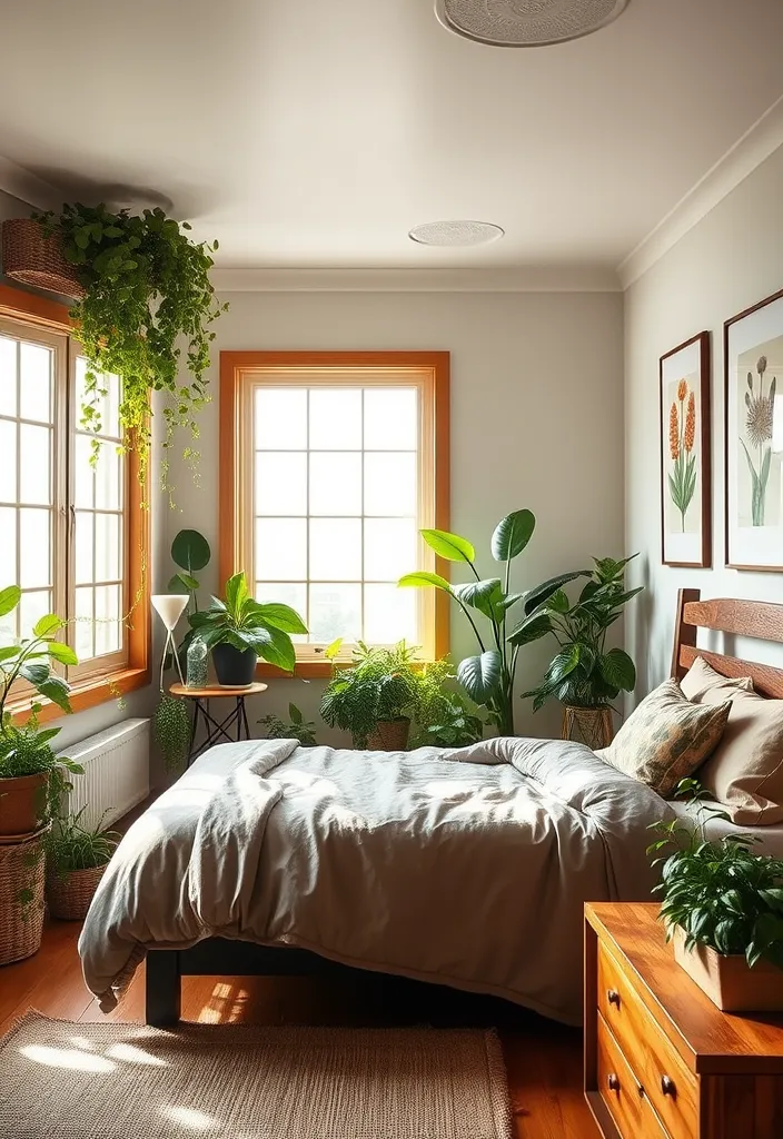 22 Eclectic Bedroom Ideas for Your Home Décor Style That Will Blow Your Mind! - 8. Nature-Inspired Oasis