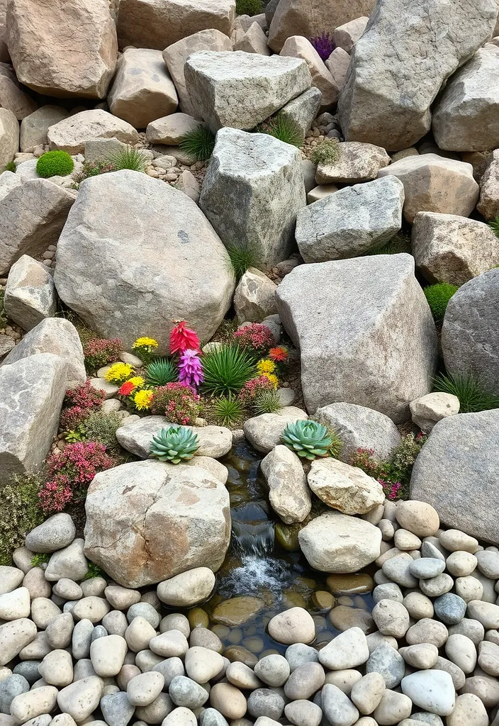 22 Front Yard Landscaping Ideas That'll Make Your Neighbors Green with Envy! - 6. Rock Gardens