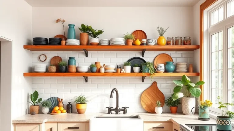 22 Open Shelf Decor Ideas That Will Transform Your Kitchen into a Stylish Oasis!