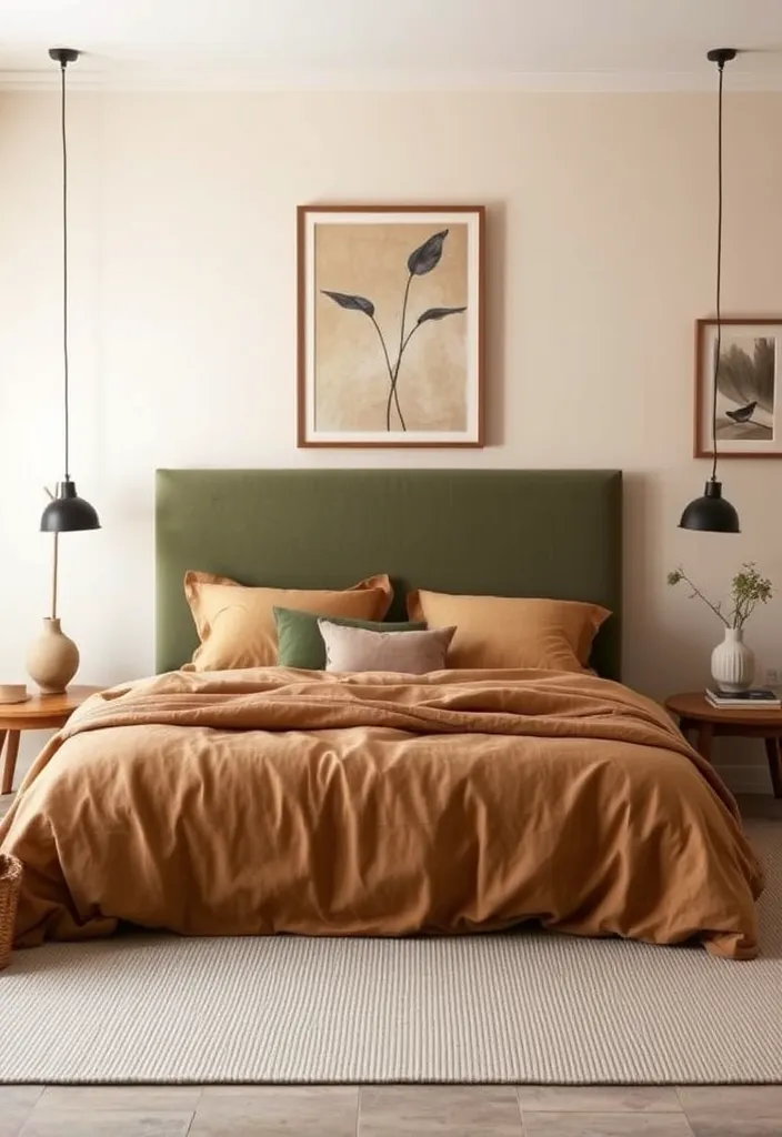 22 Serene Japandi Bedroom Oasis Ideas That Will Transform Your Space into a Zen Retreat! - 2. Earthy Color Palette