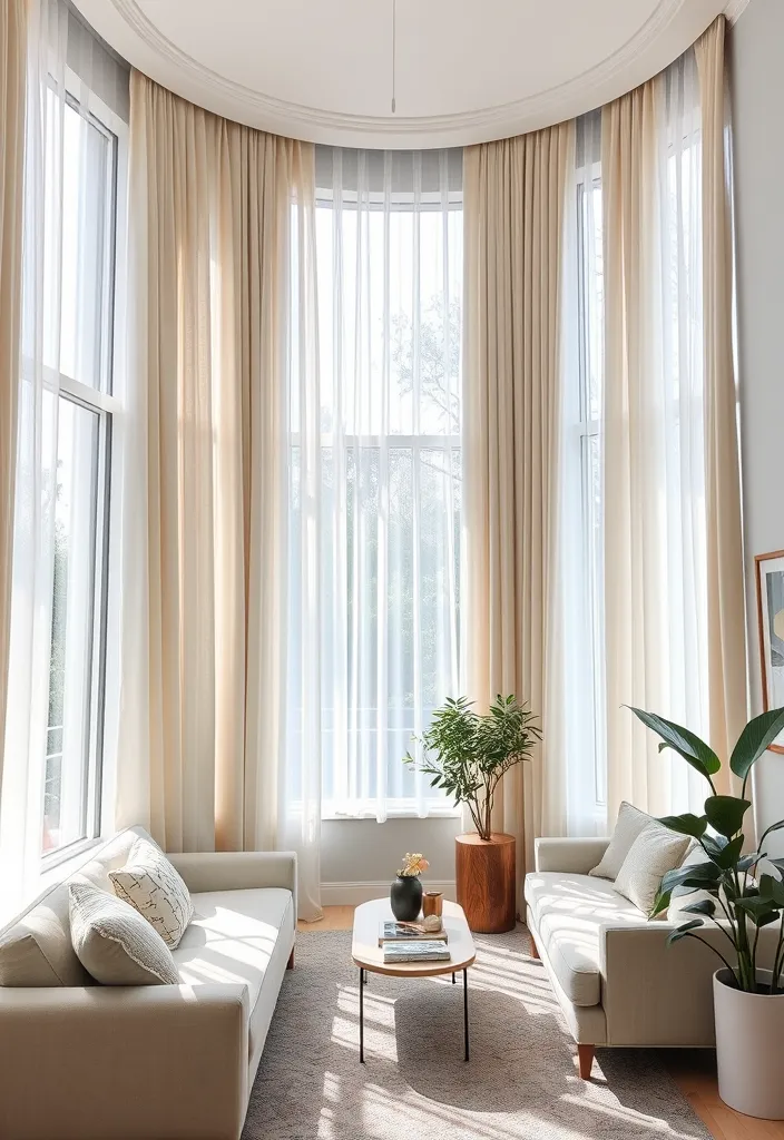 22 Small Living Room Ideas That Will Make You Wish You Lived Here! - 14. Stylish Curtains