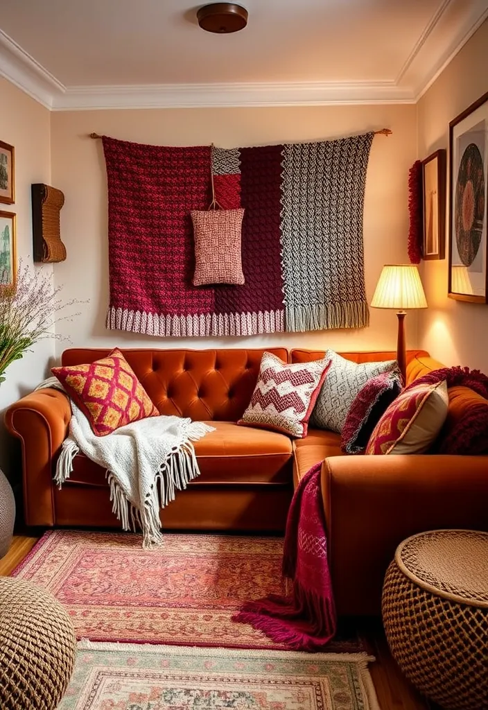 22 Small Living Room Ideas That Will Make You Wish You Lived Here! - 4. Cozy Textures and Fabrics