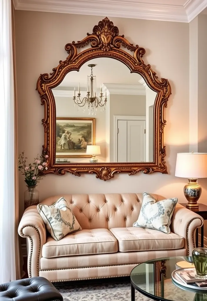 22 Small Living Room Ideas That Will Make You Wish You Lived Here! - 6. Incorporate Mirrors