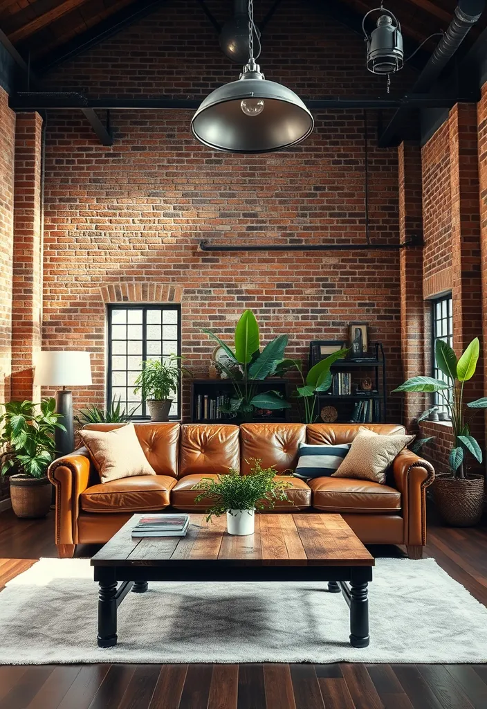 23 Breathtaking High Ceiling Living Room Ideas That Will Leave You Speechless! - 2. Industrial Chic