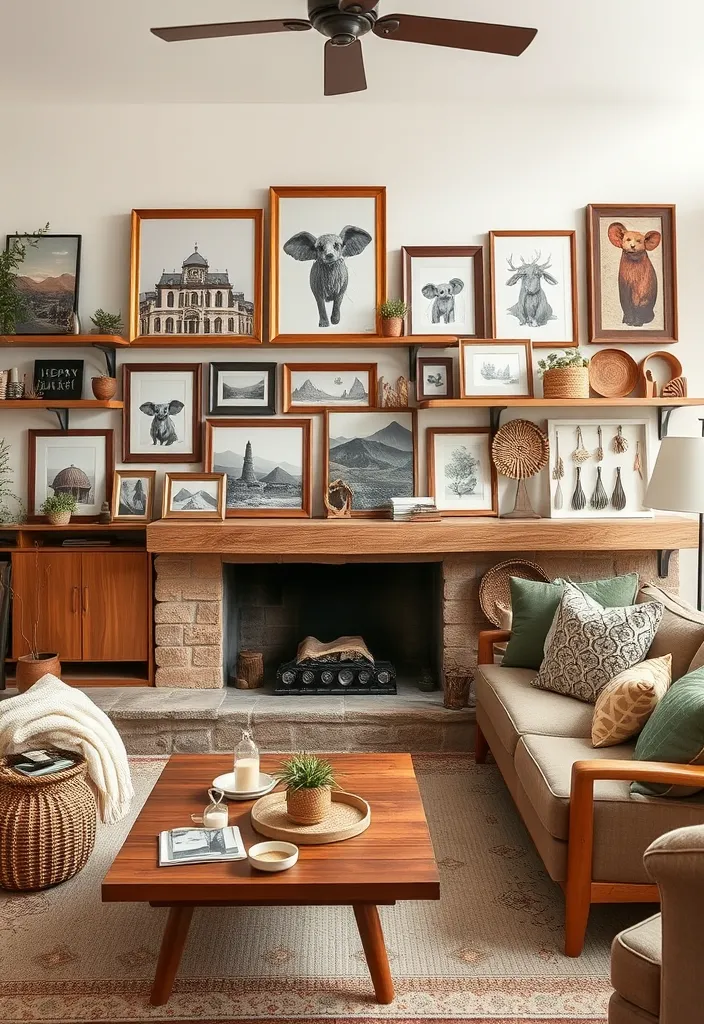 23 Earthy Living Room Ideas to Create a Cozy Escape You’ll Love! - 16. Personal Touches