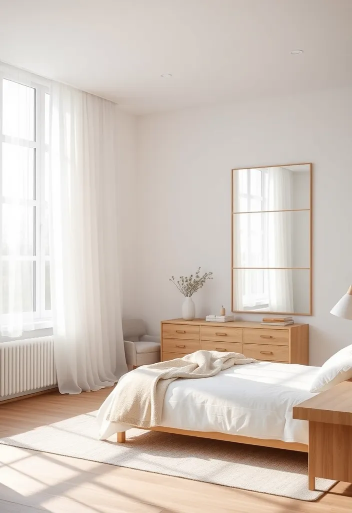 23 Fresh Scandinavian Bedroom Ideas That Will Transform Your Space! - 2. Utilize Natural Light to Brighten Your Space