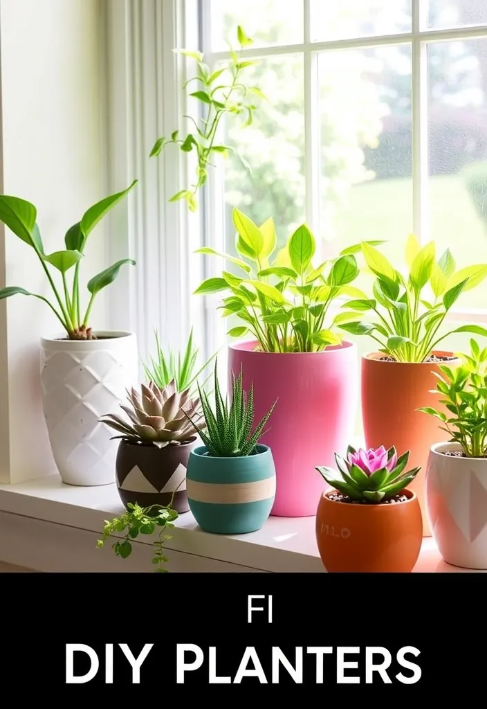 23 Genius DIY Ideas to Make Your Home Look Luxurious Without Breaking the Bank! - 12. Unique DIY Planters